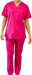 Ιατρικό Σετ Κοστούμι Νοσηλευτικής Unisex MARK846 FUCHSIA