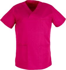 Ιατρική Μπλούζα V τύπο φάκελο Unisex Καπαρντίνα 170γρ/τμ 65% pol / 35% cotton MARK965 FUCHSIA