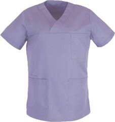 Ιατρική Μπλούζα V τύπο φάκελο Unisex Καπαρντίνα 170γρ/τμ 65% pol / 35% cotton MARK965 LILA-701
