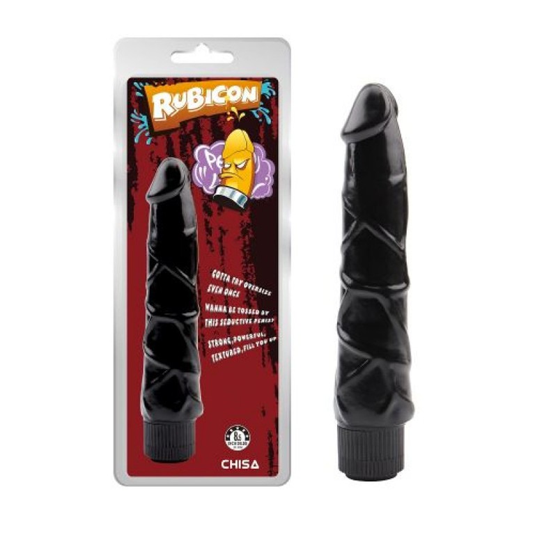 Ignite Black Vibrating Dildo