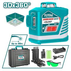 TOTAL ΕΠΑΓΓ. ΑΛΦΑΔΙ LASER 3D ΑΥΤΟ-ΟΡΙΖΟΝΤΙΟΥΜΕΝΟ ΜΕ ΠΡΑΣΙΝΕΣ ΑΚΤΙΝΕΣ (TLL255245)