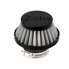 Φιλτροχοάνη Racing 38mm κοντή TOBAKI μαύρη