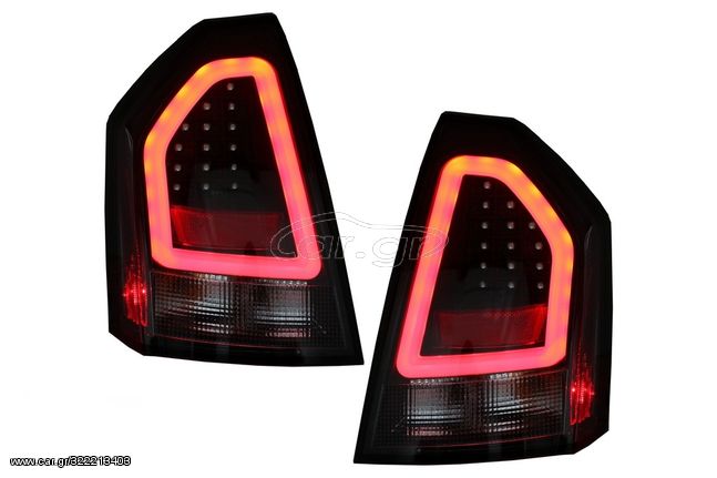 ΦΑΝΑΡΙΑ ΠΙΣΩ LED BAR Taillights Chrysler 300C Limousine (2004-2008) Black