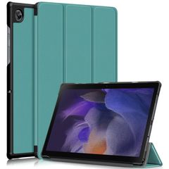 Θήκη Βιβλίο Tri-Fold με Βάση Στήριξης για Samsung Galaxy Tab A8 10.5 (2021) - Σκούρο Πράσινο