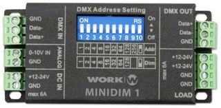 WORK MINIDIM 1 LED CONTROLLER DMX ΕΛΕΓΚΤΗΣ