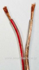 ASP15 ΚΑΛΩΔΙΟ ΗΧΕΙΩΝ ΔΙΑΦΑΝΕΣ 2x1.5mm