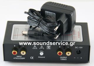 ΠΡΟΕΝΙΣΧΥΤΗΣ ΠΙΚΑΠ RCA PHONO ΣΕ LINE TC750