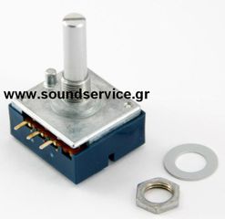 ALPS RK27 ΠΟΤΕΝΣΙΟΜΕΤΡΟ ΠΕΡΙΣΤΡΟΦΙΚΟ ΜΟΝΟ 100KA ΑΞΟΝΑΣ 18mm ΙΣΙΟΣ