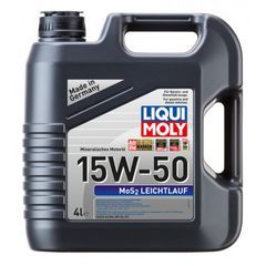  LIQUI MOLY 15W/50 MOS2 LEICHTLAUF 4L LM2457