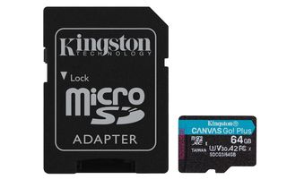 Kingston Technology Canvas Go! Plus memory card 64 GB MicroSD UHS-I Class 10