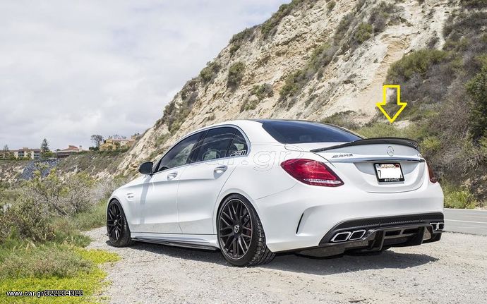 Αεροτομή MERCEDES C-Class W205 (2014->>) Dynamic Sport Design Μαύρο Γυαλιστερό