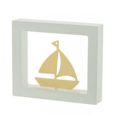 ΕΠΙΤΡΑΠΕΖΙΟ ΓΟΥΡΙ-ΚΑΡΑΒΑΚΙ Ασήμι 925 επιπλατινωμένο