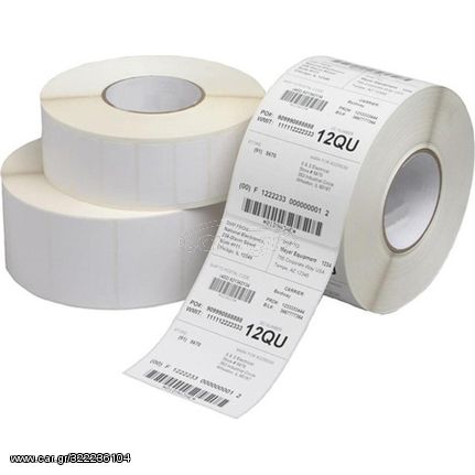 Ετικέτες αυτοκόλλητες θερμικές (BARCODE) 58x80mm ρολό 500 ετικέτες Φ40