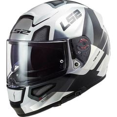 ΚΡΑΝΟΣ LS2 FF397 VECTOR EVO AUTOMAT ΑΣΠΡΟ ΤΙΤΑΝΙΟ