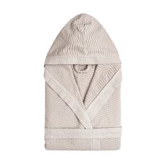 Μπουρνούζι Go Vegan Hooded Fog 23396 - M