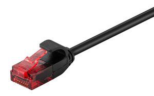 GOOBAY καλώδιο U/UTP CAT6 , slim, AWG 30/7, copper, 5m, μαύρο (93717)