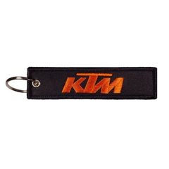 Υφασματινο μπρελοκ KTM με κεντημα FLAT