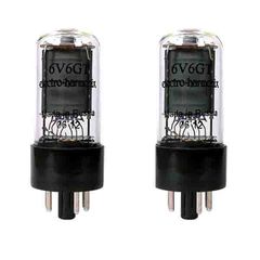 Electro Harmonix 6V6GT Matched Pair Tri-alloy plate Made in Russia - ELECTRO-HARMONIX