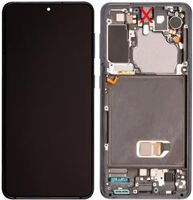 Samsung (GH82-27255A) OLED Touchscreen (excl cam) - Phantom Grey, Galaxy S21; SM-G991B
