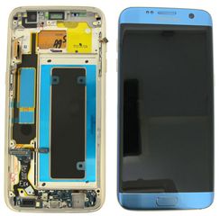 Samsung (GH97-18533G) OLED Touchscreen - Blue (excl. adhesive), Galaxy S7 Edge; SM-G935