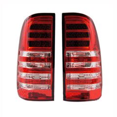 Πισινά Φανάρια Set Για Toyota Hilux Vigo 05-15 Led Κόκκινο/Crystal Eagle Eyes