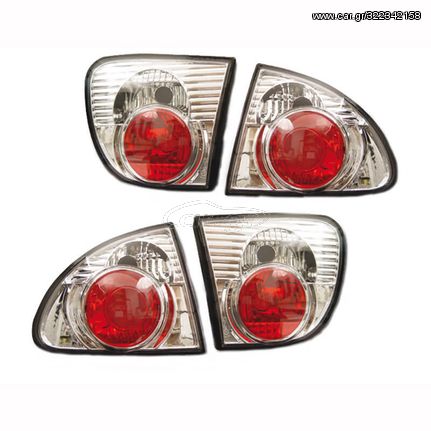 Πισινά Φανάρια Set Για Seat Leon 1M 99-05 Chrome Sonar