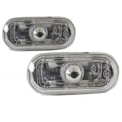 Πλαϊνά Φλας Φτερού Για Ford Fiesta 02-08 / Focus 04-08 / C-Max 03-09 Chrome 2 Τεμάχια