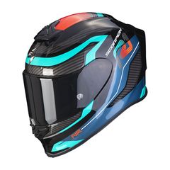 ΚΡΑΝΟΣ SCORPION EXO R1 AIR VATIS BLACK BLUE RED