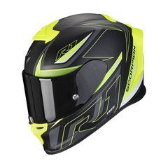 ΚΡΑΝΟΣ SCORPION EXO R1 AIR GAZ MAT BLACK NEON YELLOW