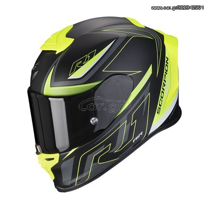 ΚΡΑΝΟΣ SCORPION EXO R1 AIR GAZ MAT BLACK NEON YELLOW