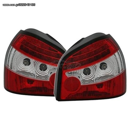 Πισινά Φανάρια Set Για Audi A3 8L 96-04 Led Κόκκινο/Crystal Sonar