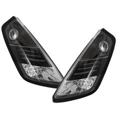 Πισινά Φανάρια Set Για Fiat Grande Punto 05-09 Led Μαύρα Sonar