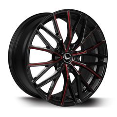 Barracuda Project 3.0 Black gloss flashred 8,5x18