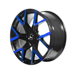 Barracuda Tzunamee Evo black gloss flashblue 8x18-thumb-1