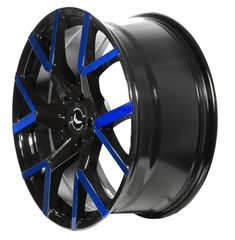 Barracuda Tzunamee Evo black gloss flashblue 8x18-thumb-2