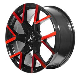 Barracuda Tzunamee Evo black gloss flashred 8x18