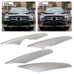 Τριμ Προφυλακτήρα Εμπρός Χρωμίου Για Mercedes-Benz GLC-Class X253/C253 15+ Σετ 4 Τεμαχίων