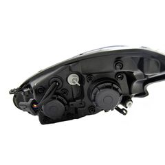 Μπροστινά Φανάρια Set Για Peugeot 208 12-15 DRL Led Tube Μαύρα H11/H1 JunYan-thumb-2