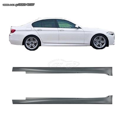 Πλαινα Μασπιέ Για Bmw 5 F10/F11 10-17 M5 / M-Tech Look Από Abs Πλαστικό 2 Τεμάχια