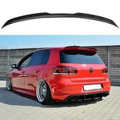 Αεροτομή Οροφής Πρόσθετο Για Vw Golf VI (6) 08-12 Για GTI & R Έκδοση Gloss Black Από Abs Πλαστικό