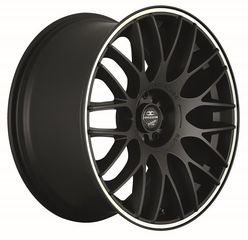 Barracuda Karizzma mattblack puresports color trim άσπρο 9.5x19