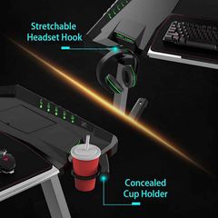 Gaming Γραφείο - Eureka Ergonomic® ERK-EDK-Z2BK-thumb-4