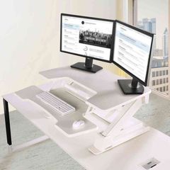 Gaming Γραφείο - Eureka Ergonomic® CV-PRO36 (White)-thumb-4