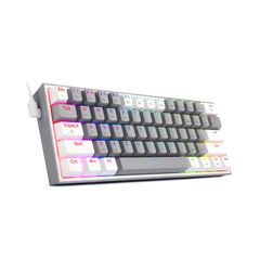 Gaming πληκτρολόγιο - Redragon K616-RGB Fizz Pro (Grey/White)