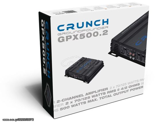 Crunch GPX 500.2 Ενισχυτής 2 Καναλιών