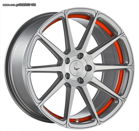 Barracuda project 2.0 silver brushed undercut color trim κόκκινο 9,5x19