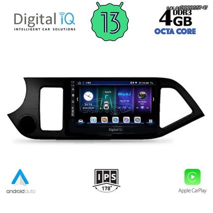 DIGITAL IQ BXD 6308_CPA (9inc) MULTIMEDIA TABLET OEM KIA PICANTO mod. 2011-2017