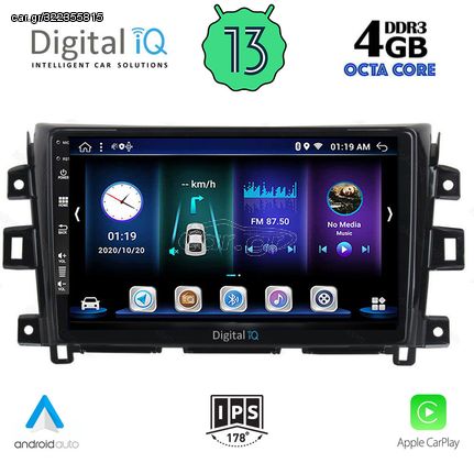 DIGITAL IQ BXD 6456_CPA (10inc) MULTIMEDIA TABLET OEM NISSAN NAVARA mod. 2016>