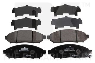 ΔΙΣΚΟΦΡΕΝΑ BRAKE PAD SET, DISC BRAKE Niss Navara Phat 05- 222264 41060EA025 41060EB326 41060ZP00A 41060ZP00B 41060ZP025 AY040NS130 D10601VA0A D10601VA8E D1060EB70A D1060EB71A D1060JR70A D1060ZP00A D10