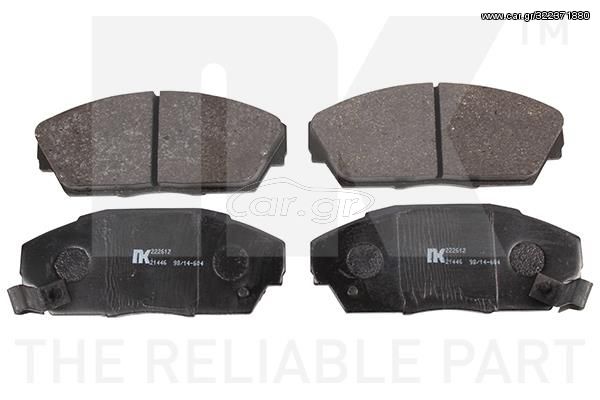 ΔΙΣΚΟΦΡΕΝΑ BRAKE PAD SET, DISC BRAKE Hon Acc,Pre 85-96 222612 45022SD4E00 45022SD4020 45022SD4A11 45022SD4A13 45022SD4E00 45022SG0G10 45022SG0G11